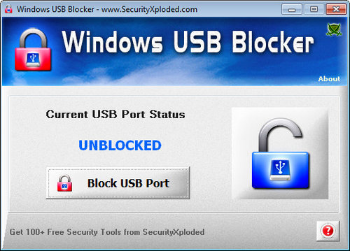 Windows USB Blocker