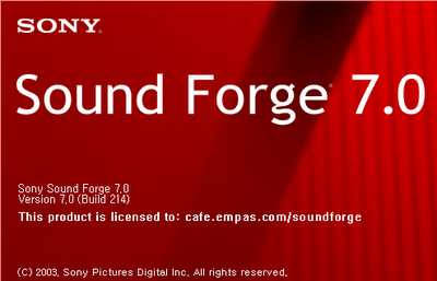 Sony Sound Forge 7.0 Full Download