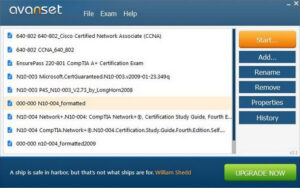 VCE Designer exam creation tools in Avanset VCE Exam Simulator Pro