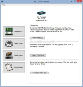 WD Drive Utilities for Windows Download