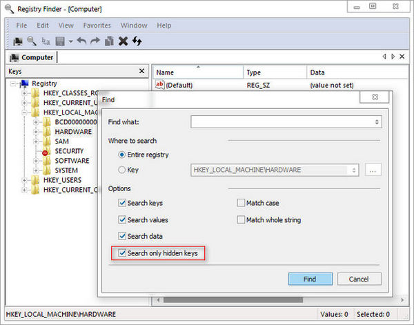 Registry Finder 2.58 for windows download free