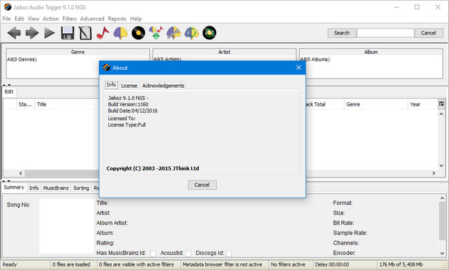 Jaikoz Audio Tagger 9