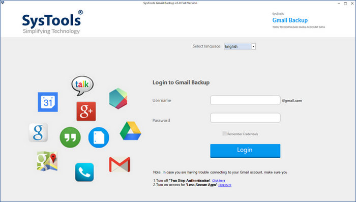 SysTools Gmail Backup Full Version