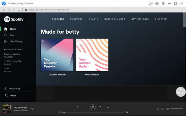 TunePat Spotify Music Converter Full Version