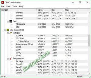 Download CPUID HWMonitor - temperature monitor