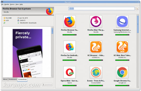Raccoon App Downloader for PC