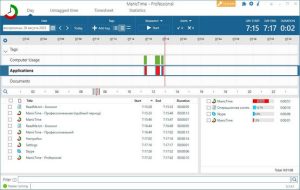 Download ManicTime Pro - monitor work