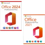 The Microsoft Office Professional Plus 2021-2024 VL software box